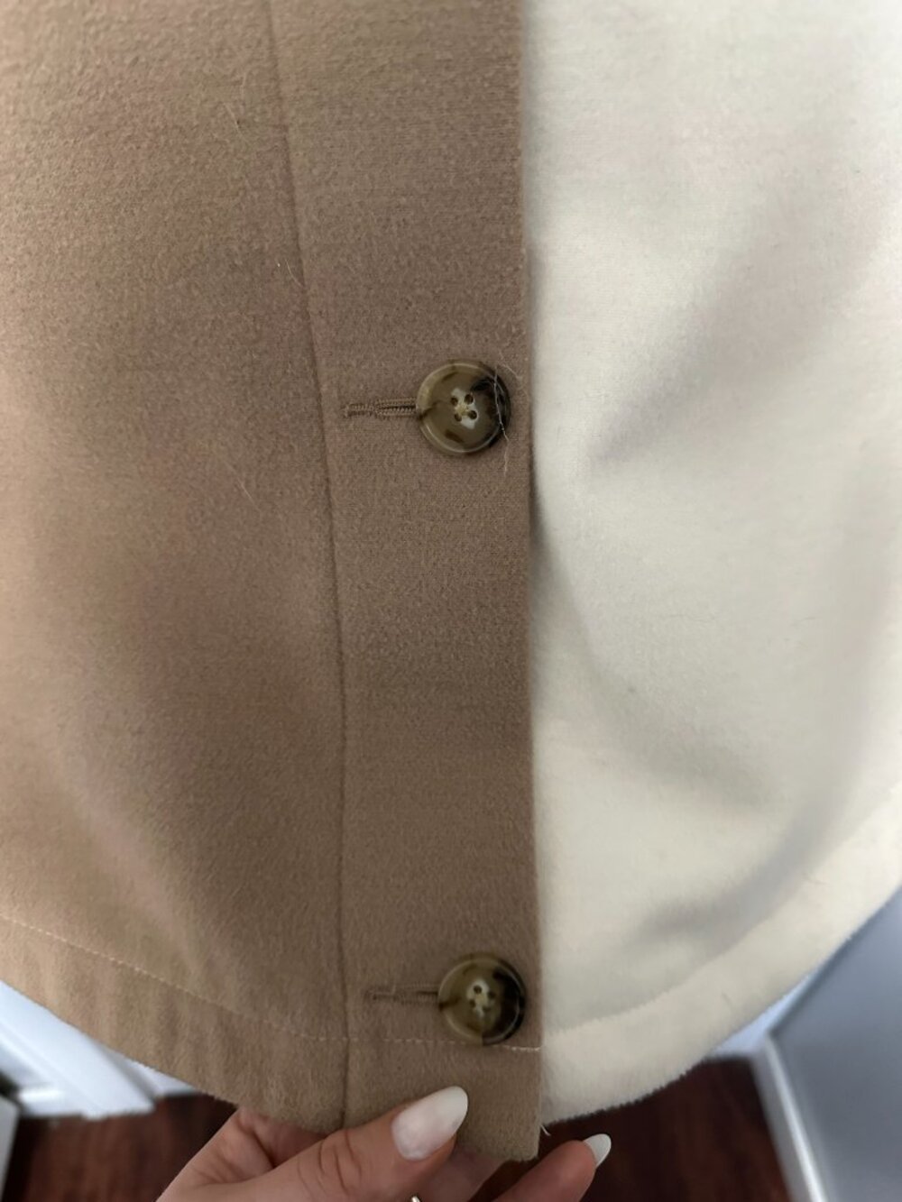 [SOLD] Hollister Brown Shacket - Long Wool Shirt Jacket Medium - Picture 9 of 10